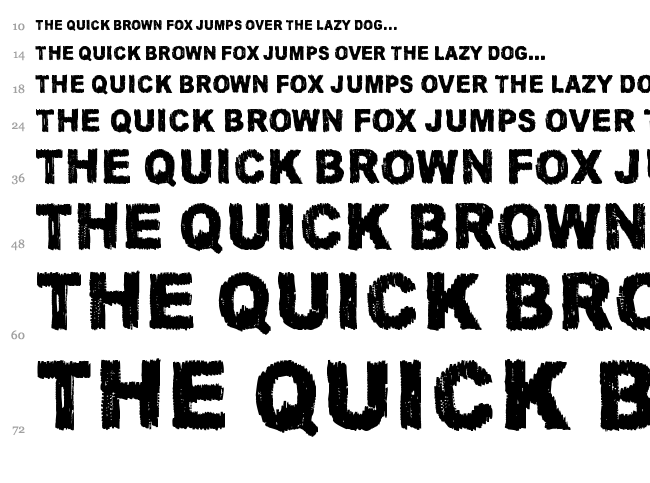 Jamaica Aroma font waterfall